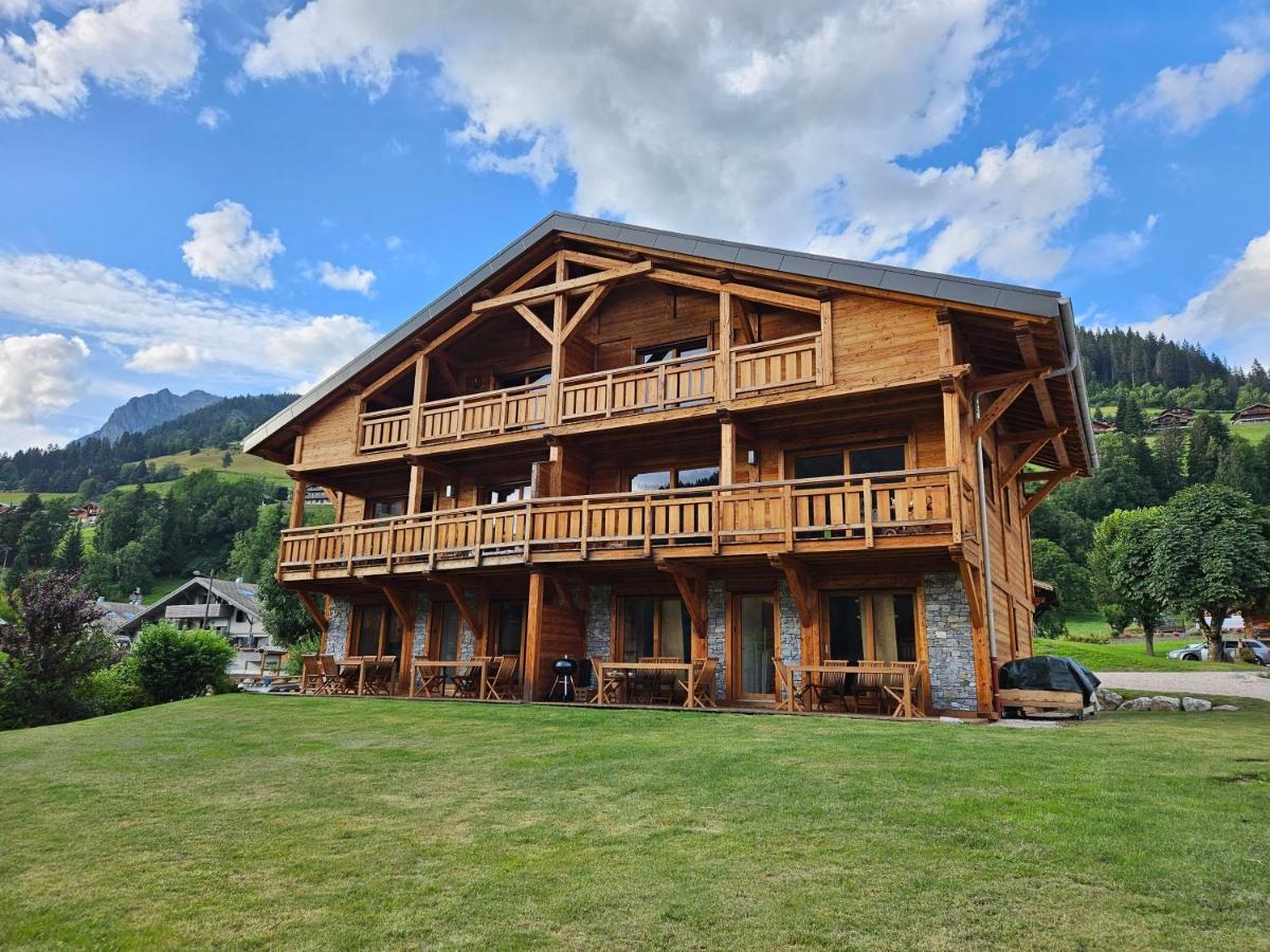 Demi-Chalet Vadel La Panthiaz 15 Pers 5 Chambres Abondance Eksteriør billede