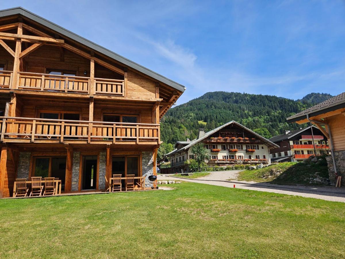 Demi-Chalet Vadel La Panthiaz 15 Pers 5 Chambres Abondance Eksteriør billede