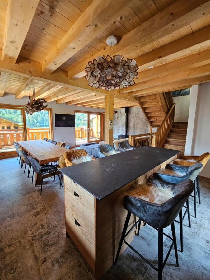 Demi-Chalet Vadel La Panthiaz 15 Pers 5 Chambres Abondance Eksteriør billede