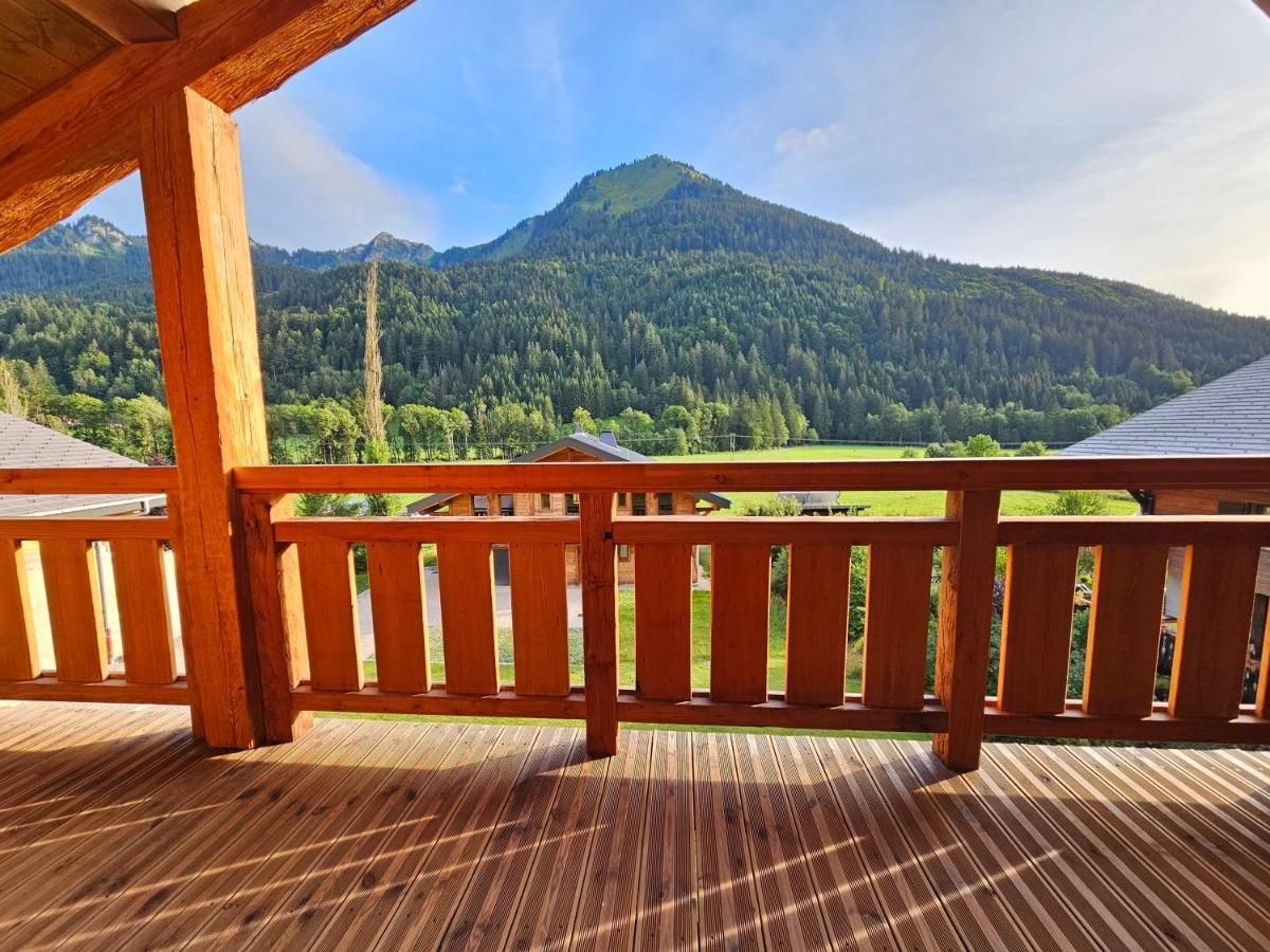 Demi-Chalet Vadel La Panthiaz 15 Pers 5 Chambres Abondance Eksteriør billede