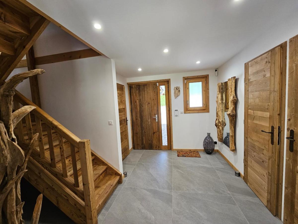 Demi-Chalet Vadel La Panthiaz 15 Pers 5 Chambres Abondance Eksteriør billede