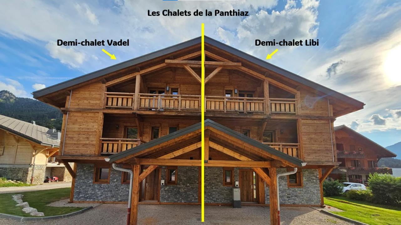 Demi-Chalet Vadel La Panthiaz 15 Pers 5 Chambres Abondance Eksteriør billede