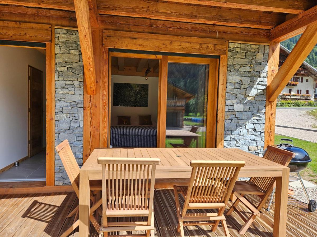 Demi-Chalet Vadel La Panthiaz 15 Pers 5 Chambres Abondance Eksteriør billede
