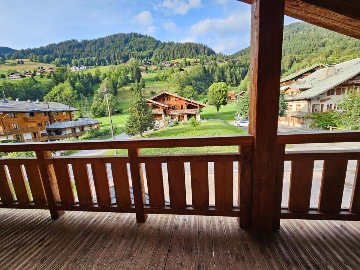 Demi-Chalet Vadel La Panthiaz 15 Pers 5 Chambres Abondance Eksteriør billede