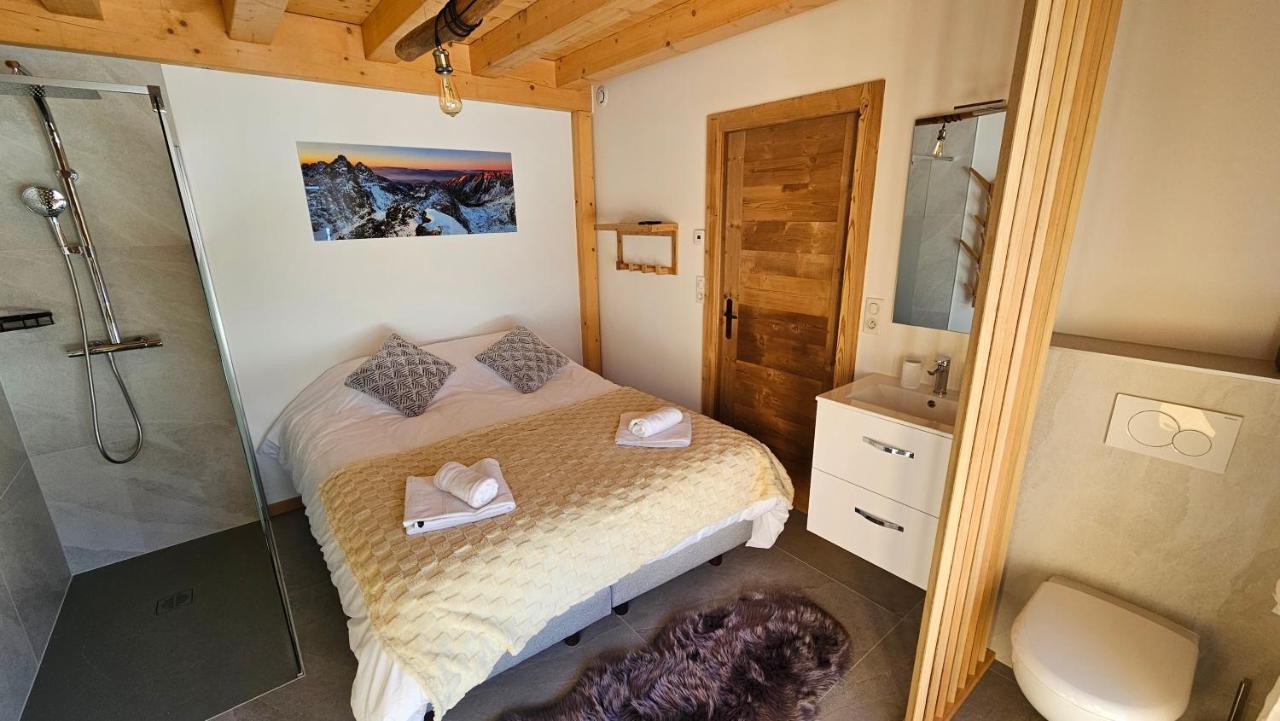 Demi-Chalet Vadel La Panthiaz 15 Pers 5 Chambres Abondance Eksteriør billede