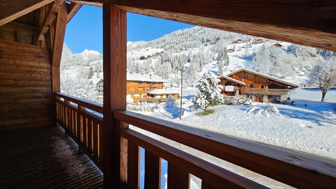 Demi-Chalet Vadel La Panthiaz 15 Pers 5 Chambres Abondance Eksteriør billede