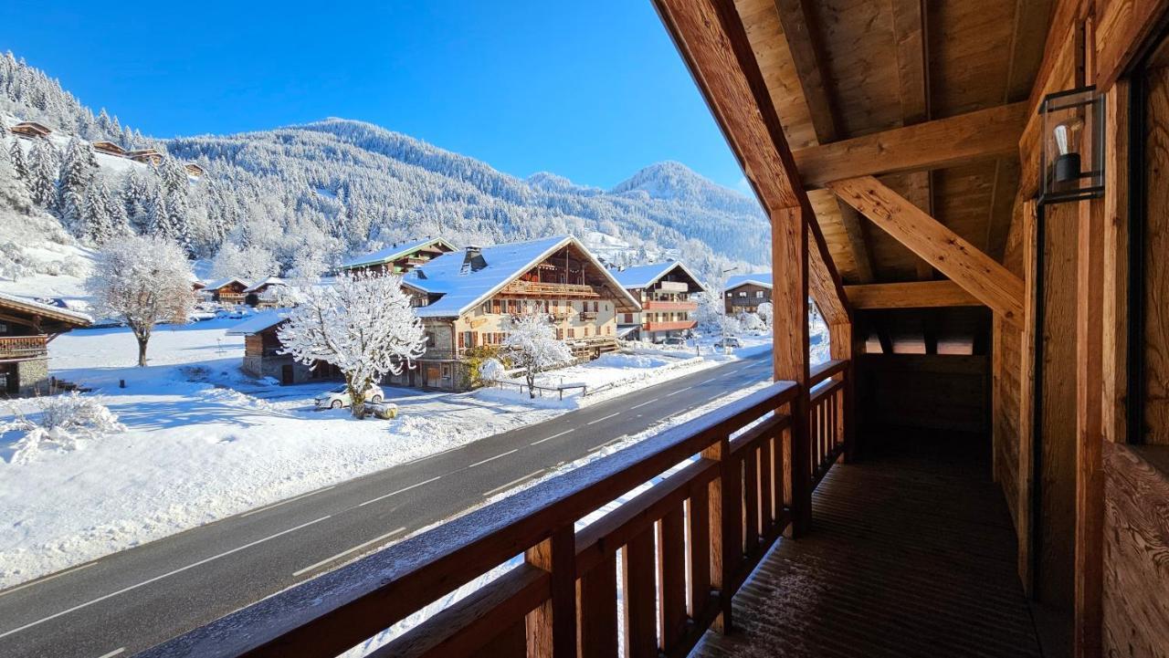 Demi-Chalet Vadel La Panthiaz 15 Pers 5 Chambres Abondance Eksteriør billede